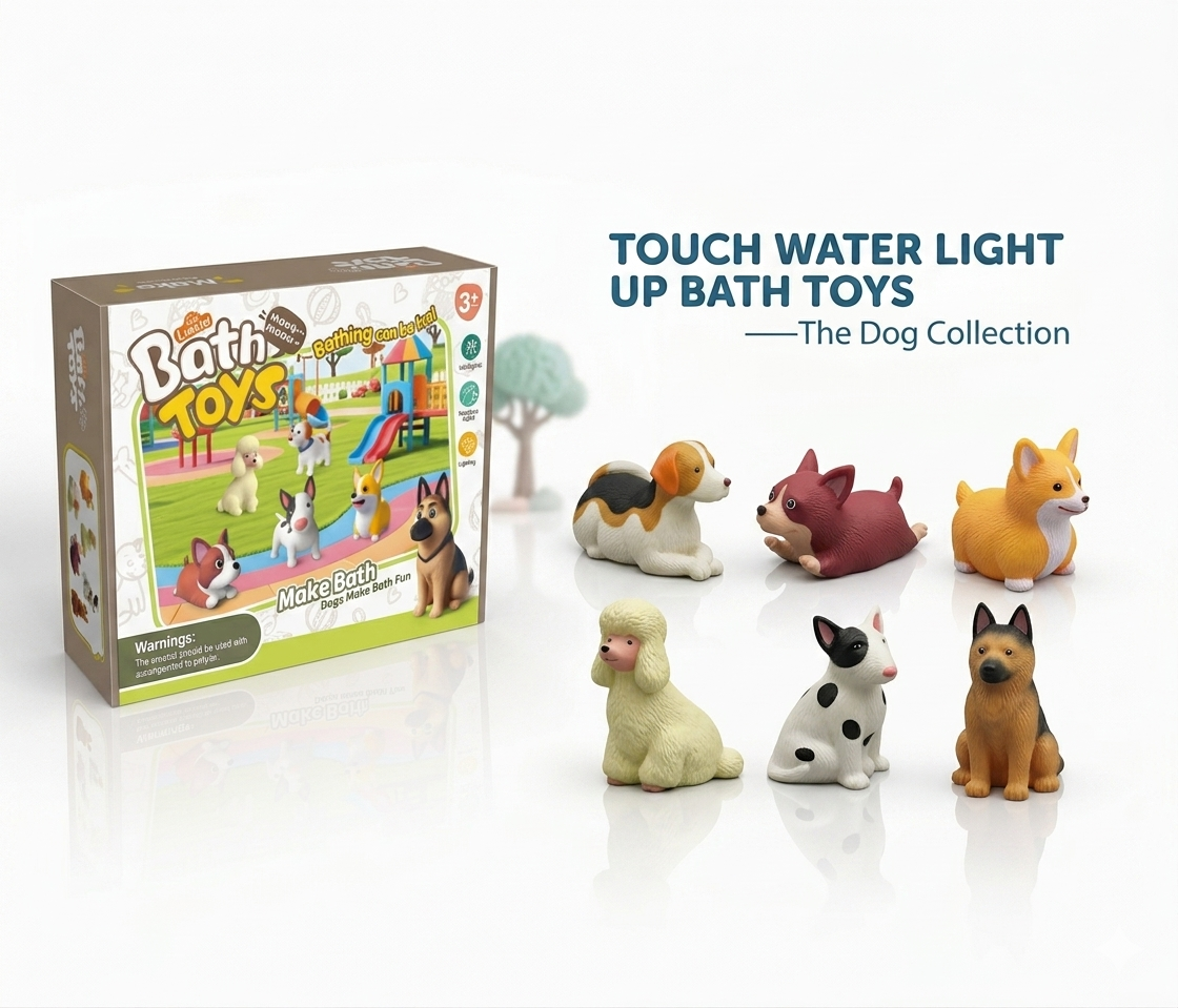 DinoGlow™ Light-Up Bath Toy Set