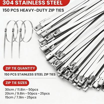 Stainless Steel Cable Tie Tool Self-locking Fastener