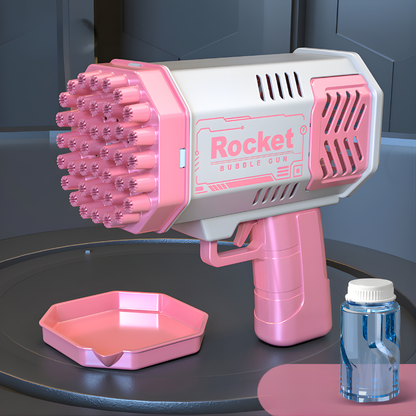 BubbleGun – Automatic Soap Rocket Bubble Gun Blower Toy