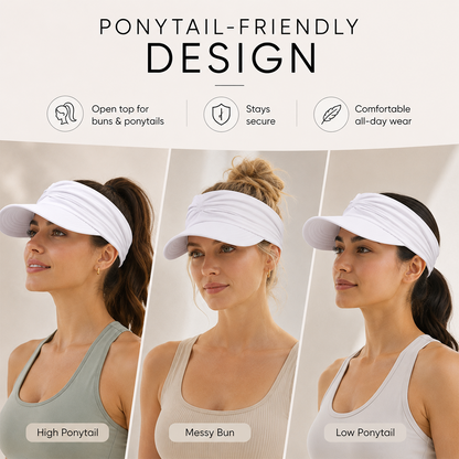 Women's UPF 50+ UV Protection Sun Visor Hat | Buy 1 Get 1 Free