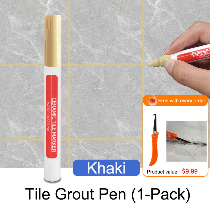 🖌️ Anti-Mould & Waterproof Joint Pen for Ceramic Tiles! 🧱