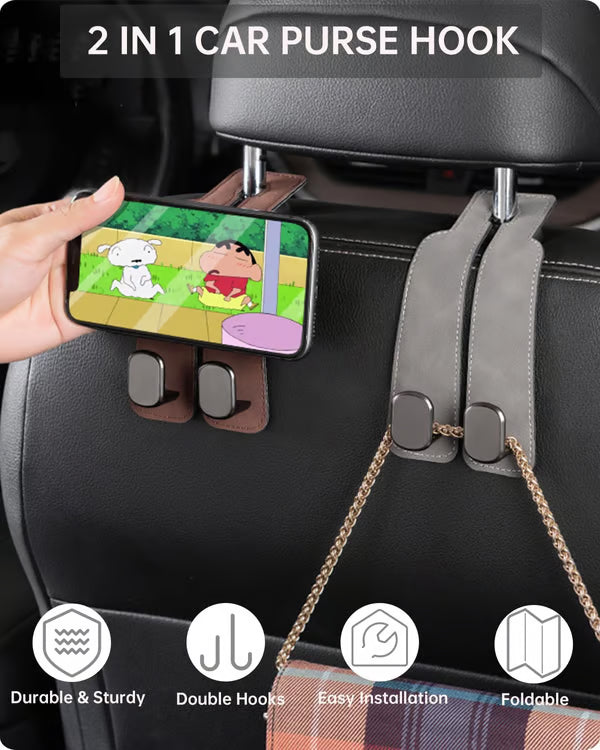 🔥🚗Car Seat Back Storage Hook 💥Double Hook Holder for Convenient Storage
