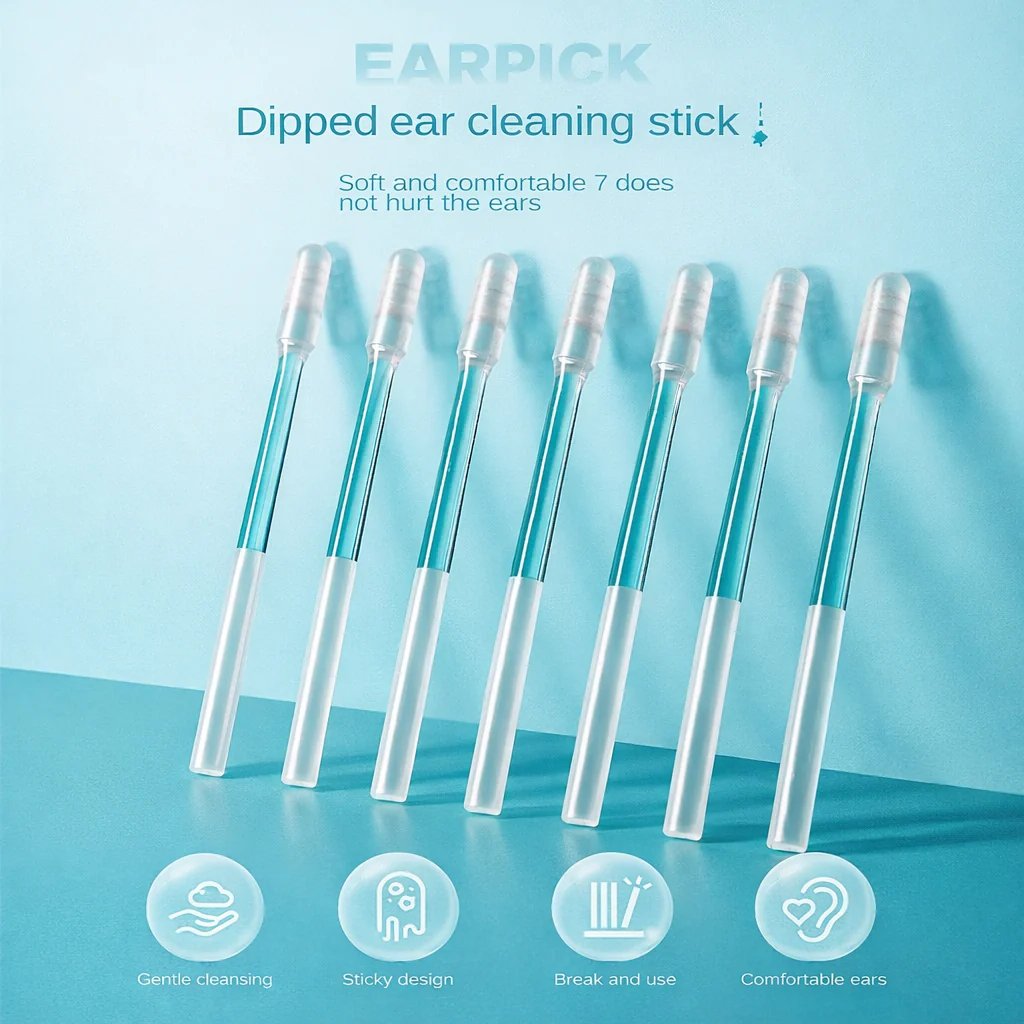🔥Last Day 49% OFF - Sticky Ear Cleaning Sticks – Gentle, Visible Ear Care