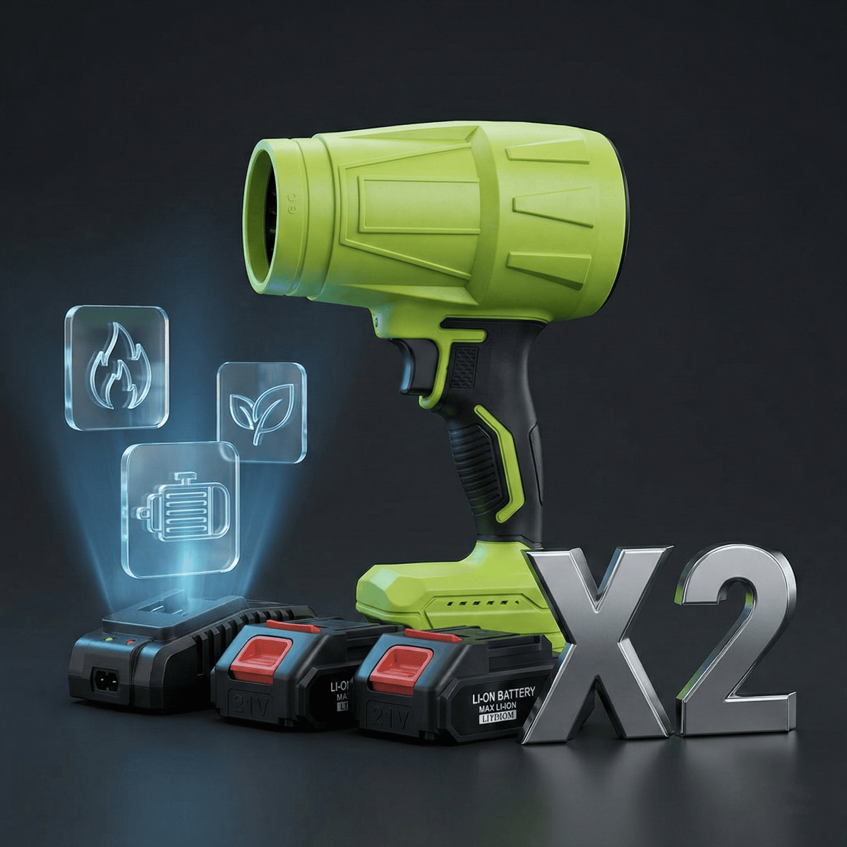 🏆2026 Upgraded Turbo Jet Blower, Cordless Turbo Super Power Air Duster🌟
