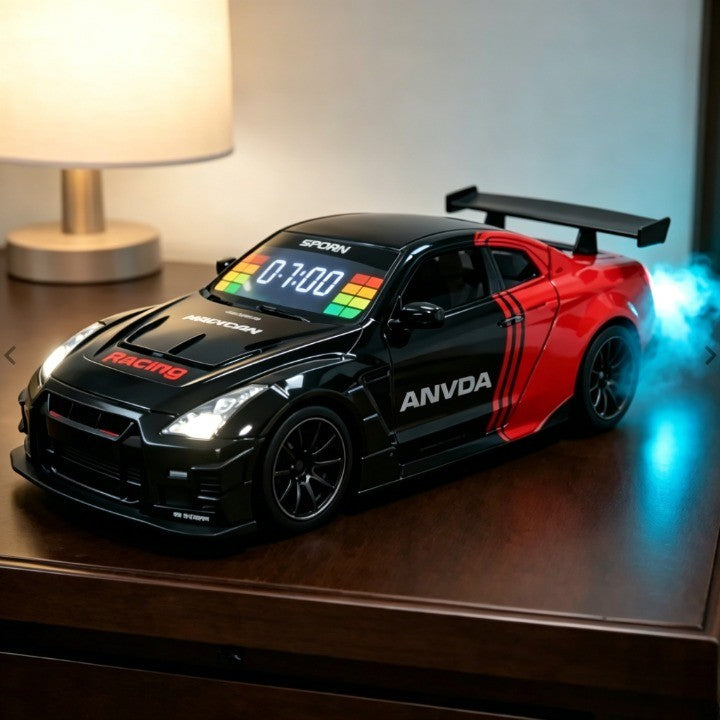2026 Hypercar Alarm Clock - Realistic Engine Revving · Motion Light Effects