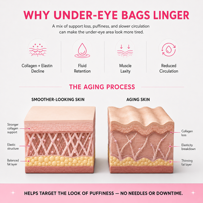Under-Eye Red Light Beauty Device – Gentle LED Eye Care for Tired-Looking Eyes
