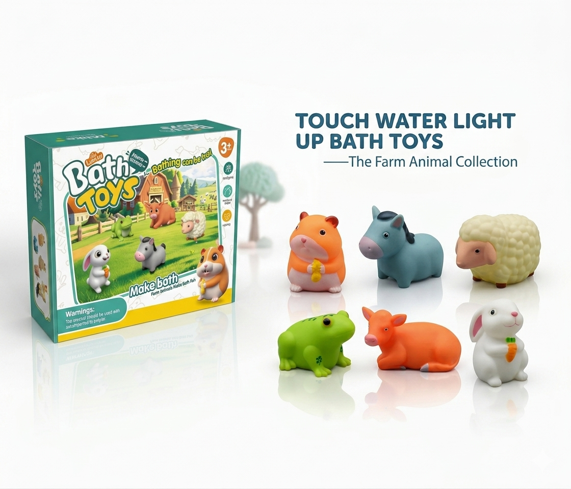 DinoGlow™ Light-Up Bath Toy Set