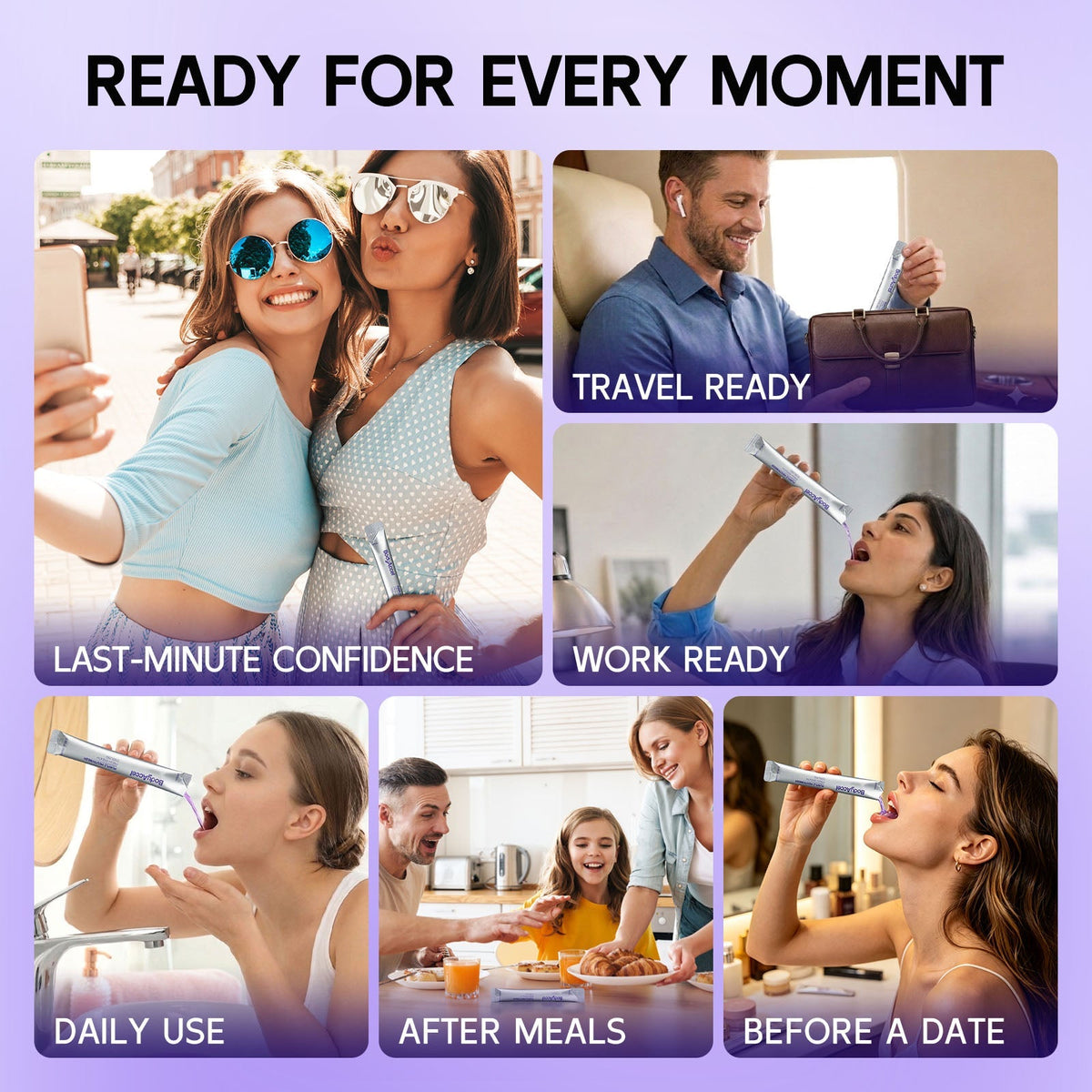 BodyAccel Purple Mouthwash - Teeth Whitening🔥Color Correcting Whitening Mouthwash
