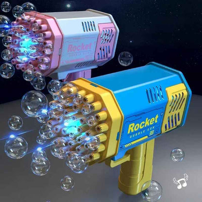 BubbleGun – Automatic Soap Rocket Bubble Gun Blower Toy