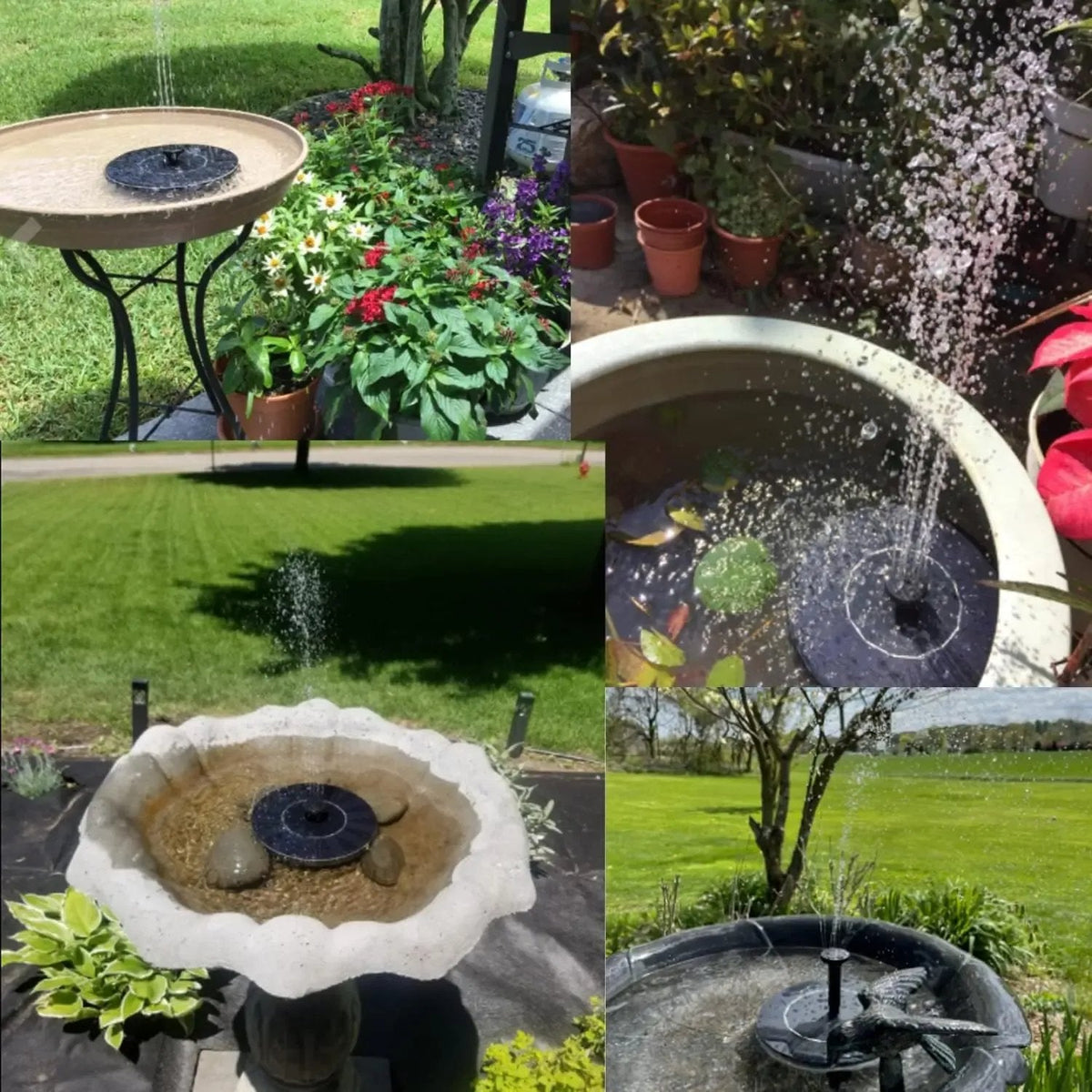 🌊Solar Fountain, Solar Powered Bird Bath Fountain Pump