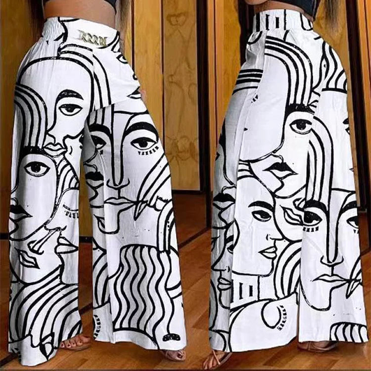🔥Women's High-Waist Wide-Leg Trousers with Belt Accent💓Buy 2 Free Shipping