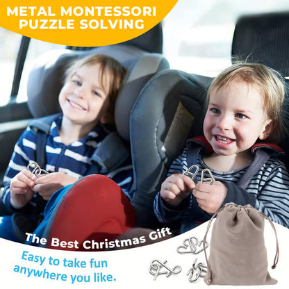 The Best Gift🎁 Metal Montessori Puzzle Solving