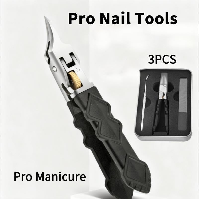 Ultra-Sharp Nail Clipper Set with Anti-Slip Grip