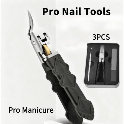 Ultra-Sharp Nail Clipper Set with Anti-Slip Grip