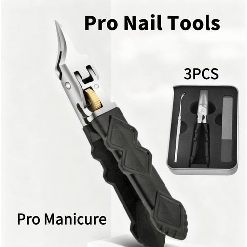 Ultra-Sharp Nail Clipper Set with Anti-Slip Grip
