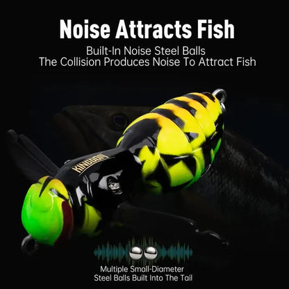 🐝 Bionic Wasp Topwater Lure That Triggers Explosive Strikes