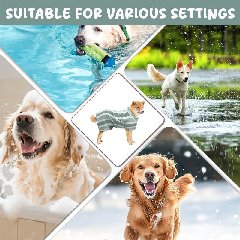 🐶 Pet Quick-Dry Bathrobe Towe