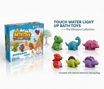 DinoGlow™ Light-Up Bath Toy Set
