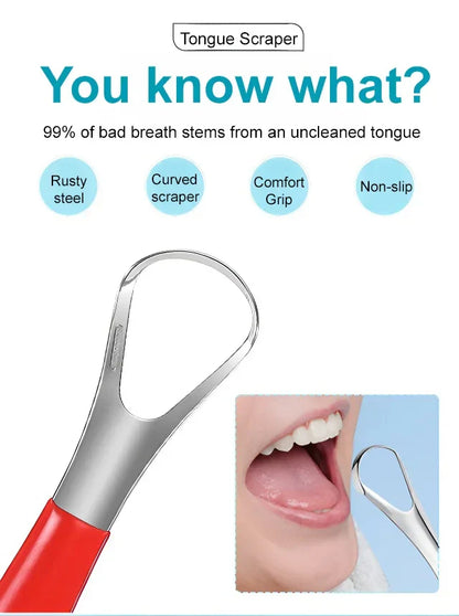 ✨Stainless Steel Tongue Scraper🚚Cash on Delivery
