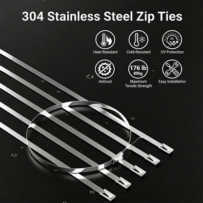 Stainless Steel Cable Tie Tool Self-locking Fastener