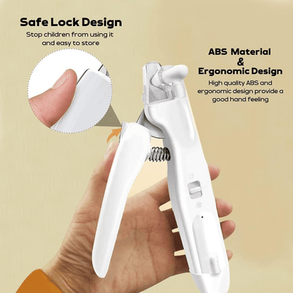 2-in-1 Pet Nail Clipper & Grinder with LED Light
