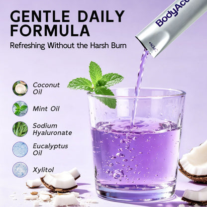 BodyAccel Purple Mouthwash - Teeth Whitening🔥Color Correcting Whitening Mouthwash