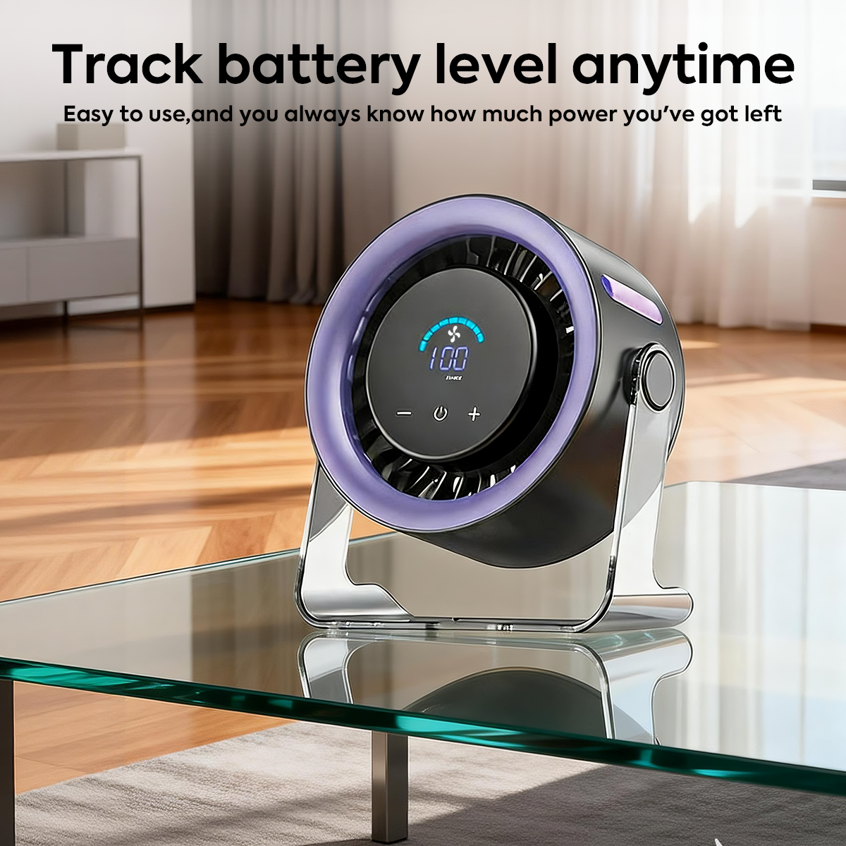 Rechargeable USB Desk Fan