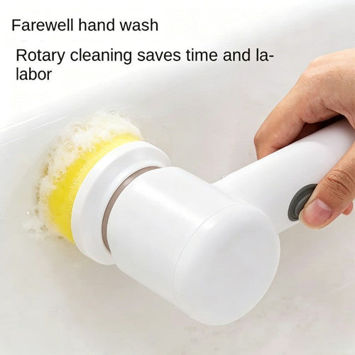 Rechargeable Cleaning Brush: Versatile Tool for Kitchen and Bathroom