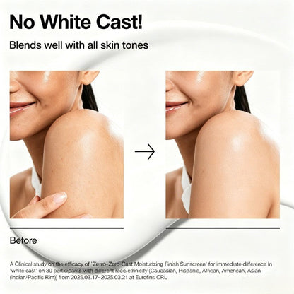 Zero-cast Moisturizing Finish Sunscreen