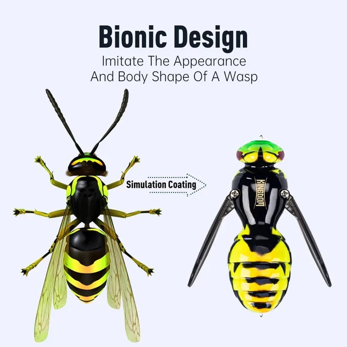 🐝 Bionic Wasp Topwater Lure That Triggers Explosive Strikes