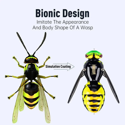 🐝 Bionic Wasp Topwater Lure That Triggers Explosive Strikes