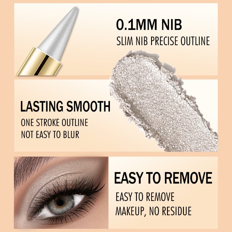 2-in-1 Waterproof Gel Eyeliner Pen🔥 Smudge-Proof & Long-Lasting💯