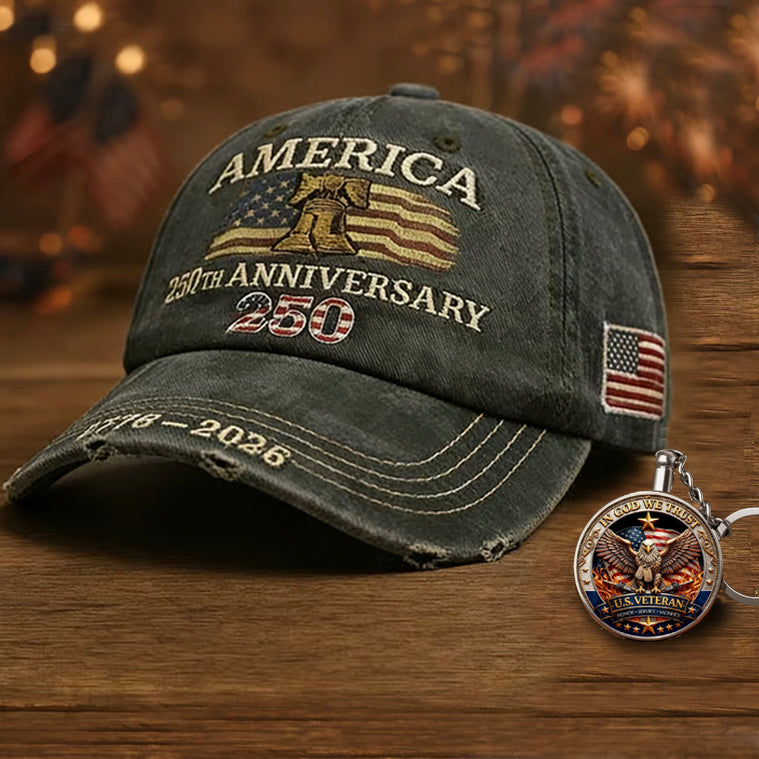 🔥 United States 250th Anniversary Cap - 🎁Free Commemorative Gift