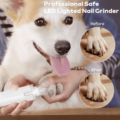2-in-1 Pet Nail Clipper & Grinder with LED Light