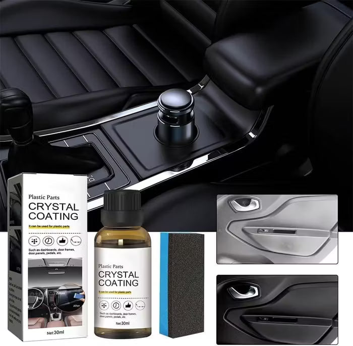 🚗49% OFF 🔥Car Plastic Parts Refurbish Agent With Sponge