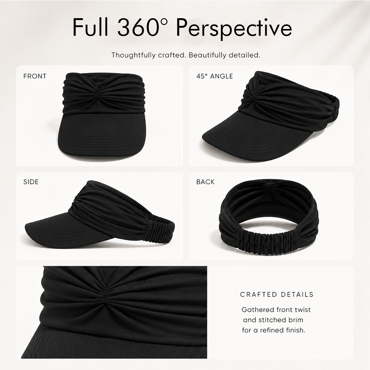 Women's UPF 50+ UV Protection Sun Visor Hat | Buy 1 Get 1 Free