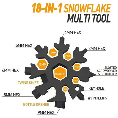 🎁Last Day 49% OFF - 🪛 ❄️ Snowflake-shaped Multi-Function Screwdriver and Wrench