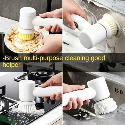 Rechargeable Cleaning Brush: Versatile Tool for Kitchen and Bathroom