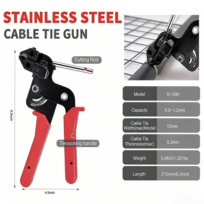 Stainless Steel Cable Tie Tool Self-locking Fastener