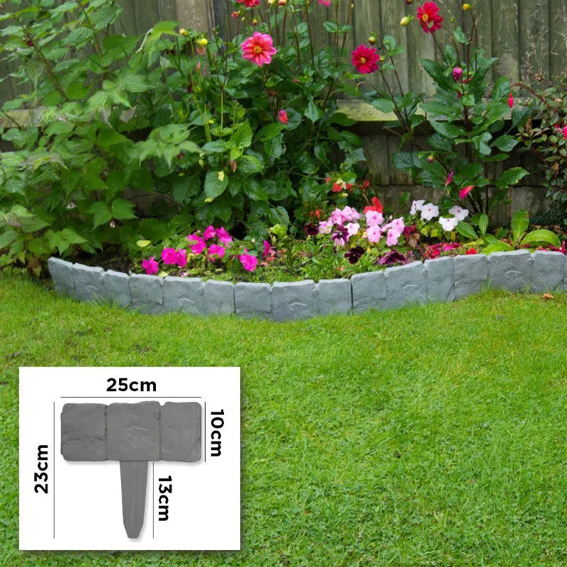 🌳Imitation Stone Garden Fence