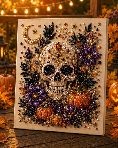 🔥👻✨ Halloween Pearl Art DIY Kit – Turn Tiny Pearls into Spooky-Cute Magic