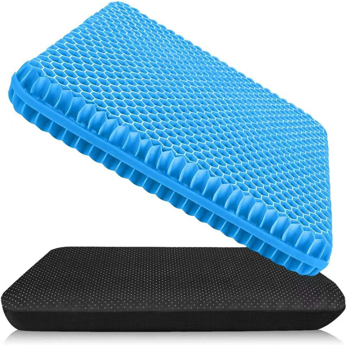 Double-Thick Gel Seat Cushion Honeycomb Breathable Non-Slip