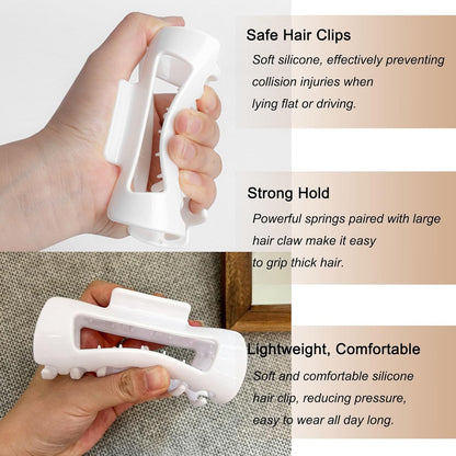 Large Silicone Hair Claw – Soft & Flexible