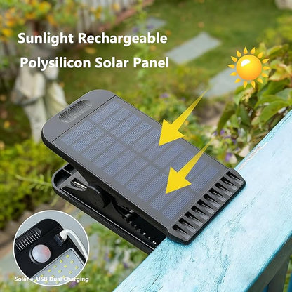 Clip on Solar Lights Outdoor Waterproof