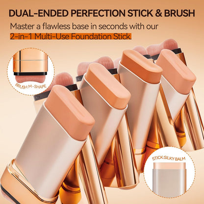 2 in 1- Luxury Anti-Wrinkle Foudation Stick