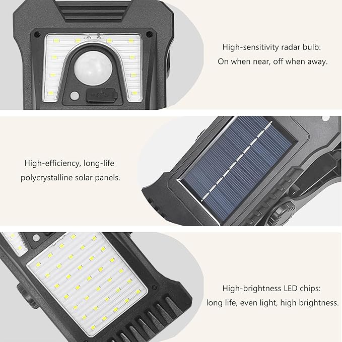 Clip on Solar Lights Outdoor Waterproof