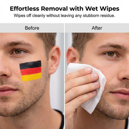 National Flag Face Paint Stick for Sports Fans ⚽