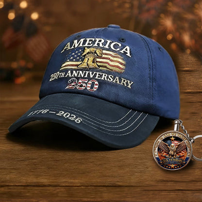 🔥 United States 250th Anniversary Cap - 🎁Free Commemorative Gift