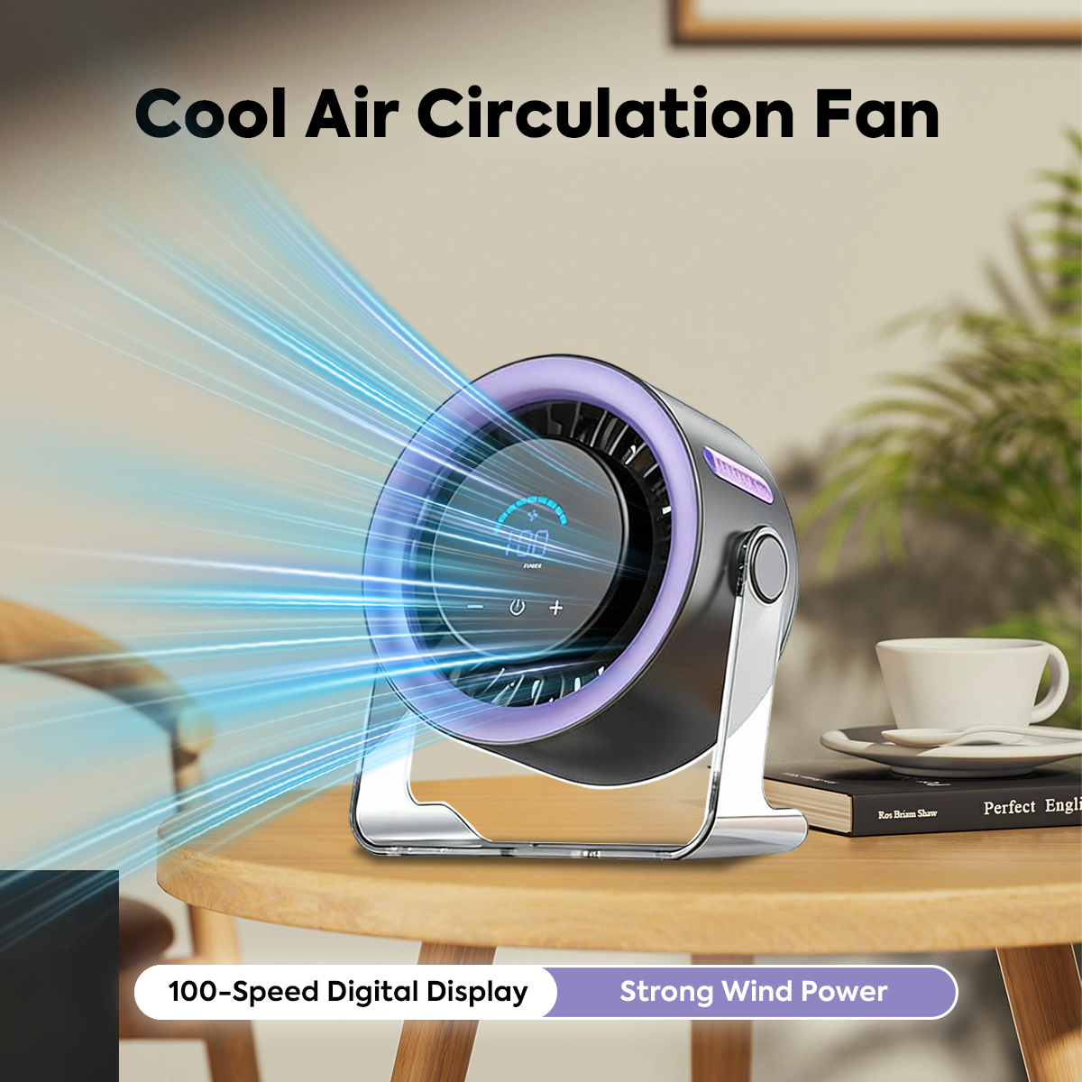 Rechargeable USB Desk Fan