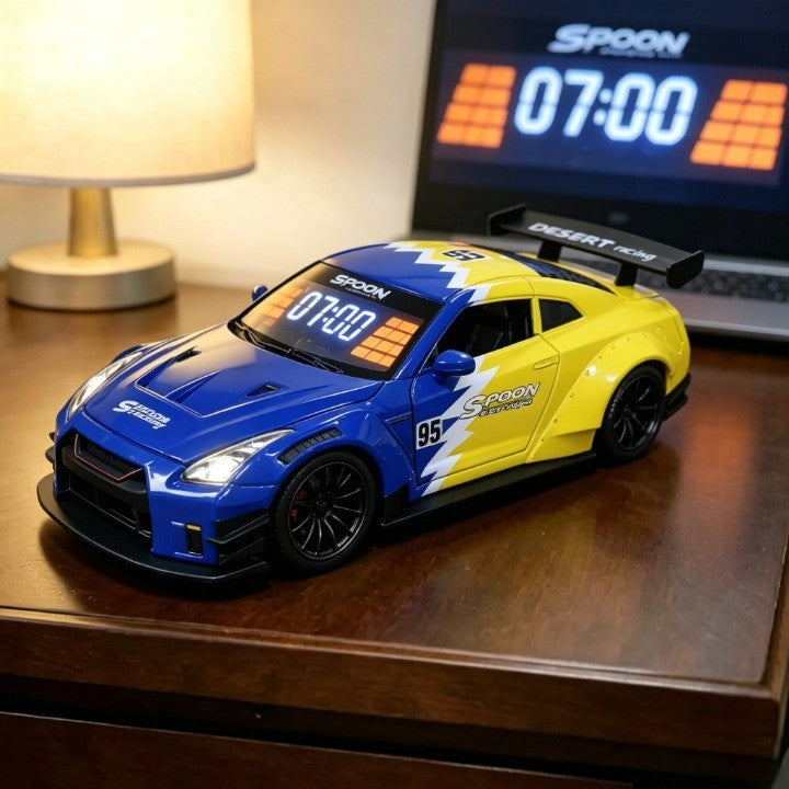 2026 Hypercar Alarm Clock - Realistic Engine Revving · Motion Light Effects